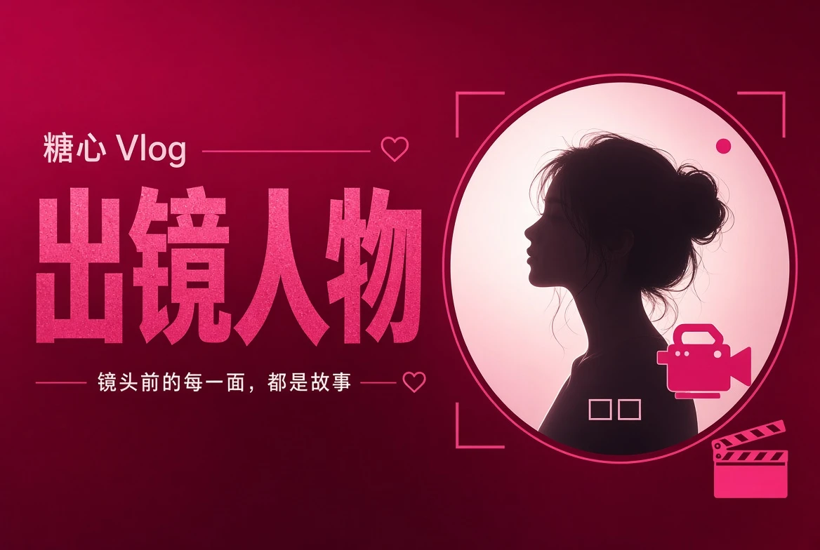 糖心Vlog人物镜头观察